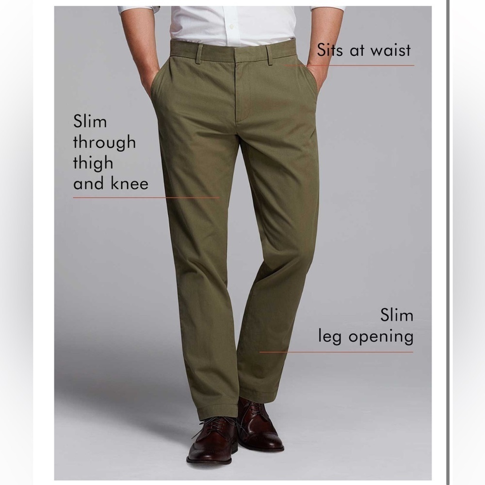 Green banana republic Aiden chino pants